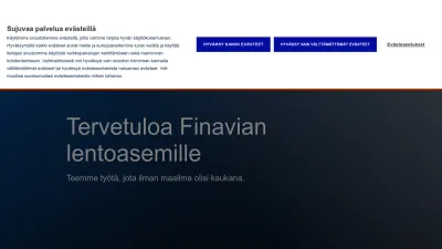 Screenshot preview of finavia.fi