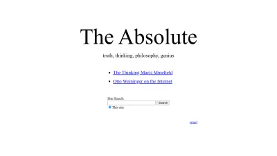Screenshot preview of theabsolute.net
