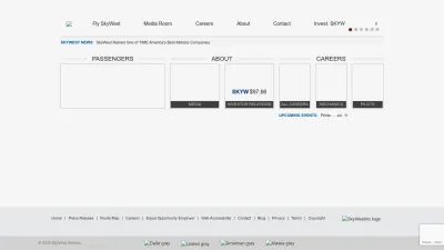 Screenshot preview of skywest.com