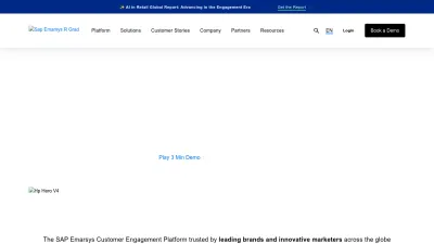 Screenshot preview of emarsys.com