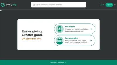 Screenshot preview of every.org