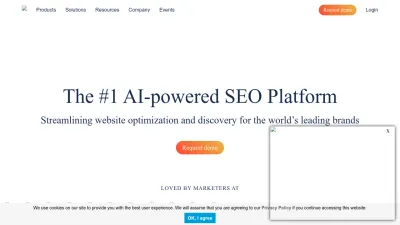 Screenshot preview of brightedge.com