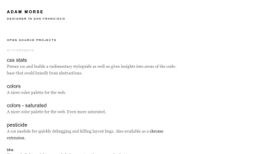 Screenshot preview of mrmrs.io