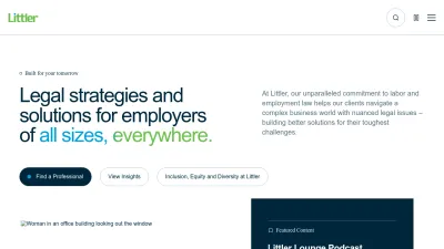 Screenshot preview of littler.com