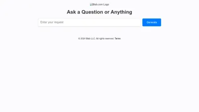 Screenshot preview of blab.com