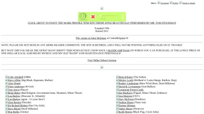 Screenshot preview of markprindle.com