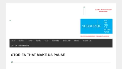Screenshot preview of backcountrymagazine.com