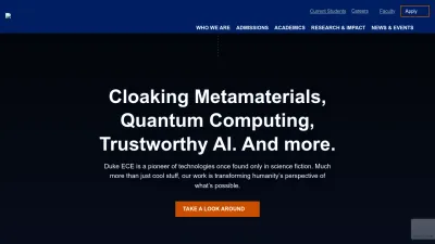 Screenshot preview of ece.duke.edu