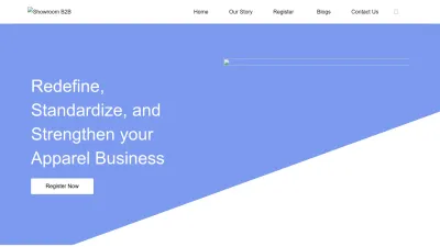 Screenshot preview of showroomb2b.com