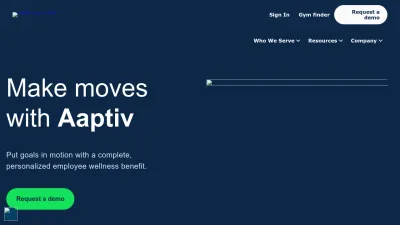 Screenshot preview of aaptiv.com