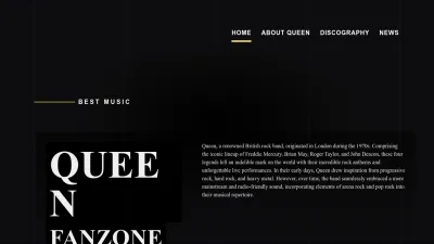 Screenshot preview of queenzone.com