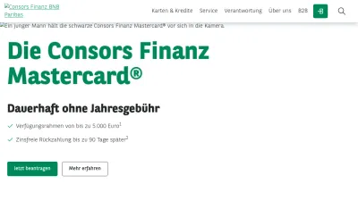 Screenshot preview of consorsfinanz.de