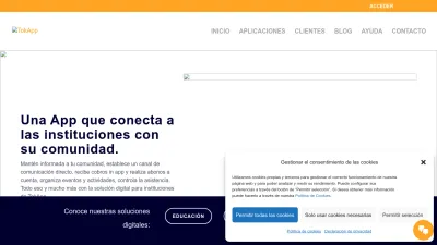 Screenshot preview of tokapp.com