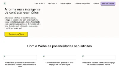 Screenshot preview of woba.com.br
