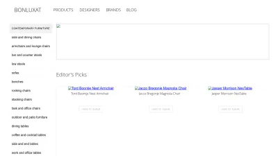 Screenshot preview of bonluxat.com