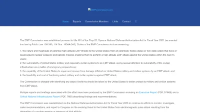 Screenshot preview of empcommission.org