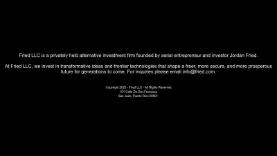 Screenshot preview of fried.com