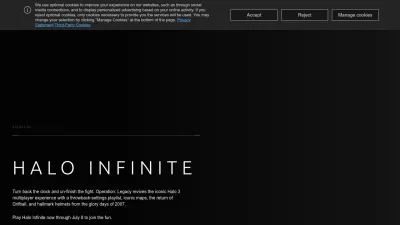 Screenshot preview of halowaypoint.com