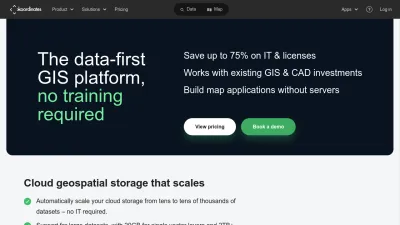 Screenshot preview of koordinates.com