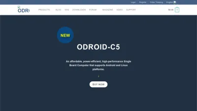 Screenshot preview of hardkernel.com