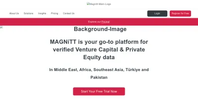 Screenshot preview of magnitt.com