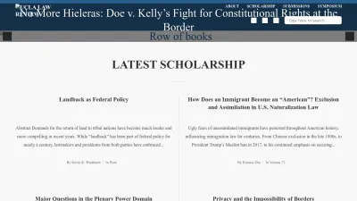 Screenshot preview of uclalawreview.org