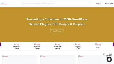 Screenshot preview of inkthemes.com