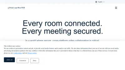 Screenshot preview of pexip.com
