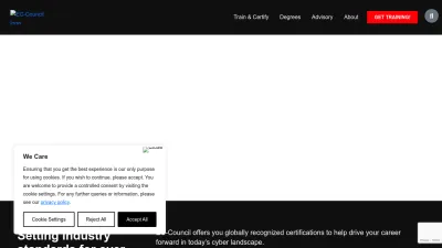 Screenshot preview of eccouncil.org