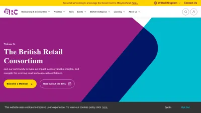 Screenshot preview of brc.org.uk