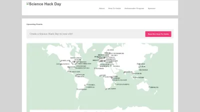 Screenshot preview of sciencehackday.org