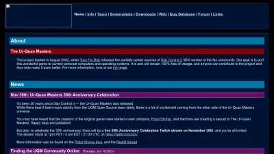Screenshot preview of sc2.sourceforge.net