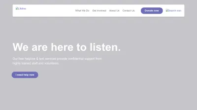 Screenshot preview of lifeline.org.nz