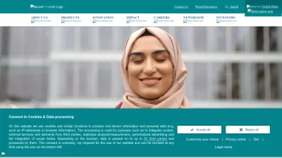 Screenshot preview of bausch.com