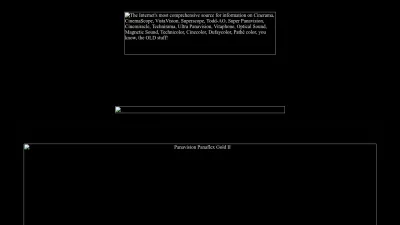 Screenshot preview of widescreenmuseum.com