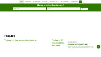 Screenshot preview of plainchicken.com