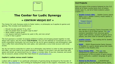 Screenshot preview of ludism.org