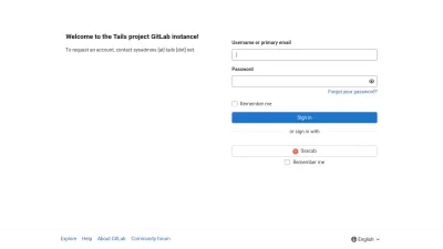 Screenshot preview of gitlab.tails.boum.org