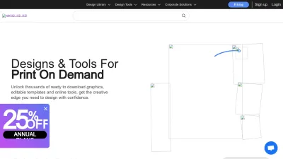 Screenshot preview of vexels.com