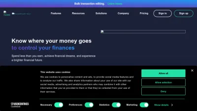 Screenshot preview of pocketguard.com