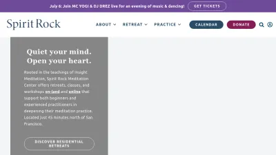 Screenshot preview of spiritrock.org
