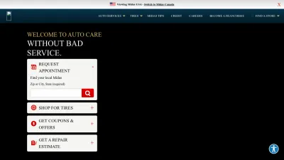 Screenshot preview of midas.com
