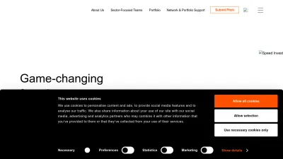 Screenshot preview of speedinvest.com