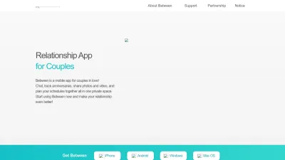 Screenshot preview of between.us