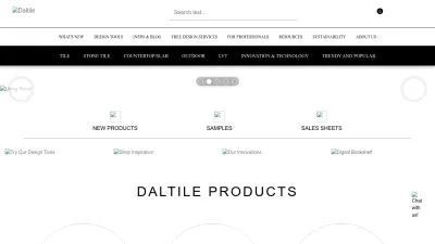 Screenshot preview of daltile.com