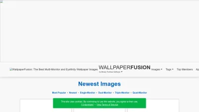 Screenshot preview of wallpaperfusion.com
