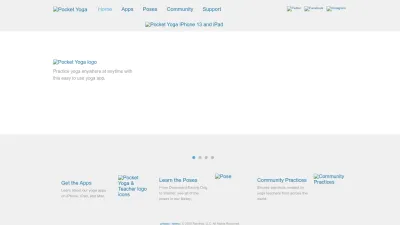 Screenshot preview of pocketyoga.com