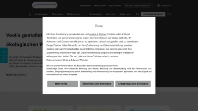 Screenshot preview of veolia.de