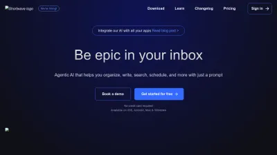Screenshot preview of shortwave.com