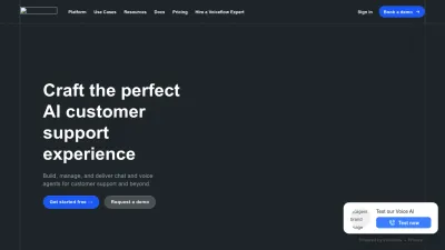 Screenshot preview of voiceflow.com